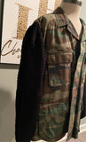 Camo Buttoned Hoodie